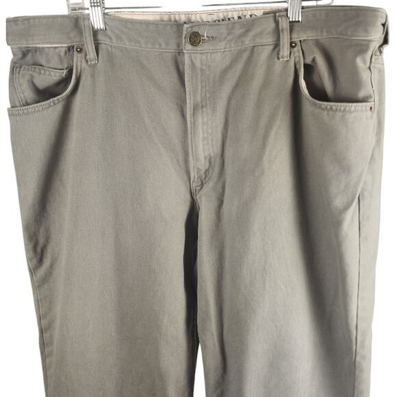 Land's End Men's Traditional Fit Size 44/31 Gray Denim Pants - Picture 2 of 6